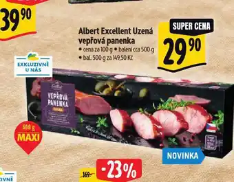 Albert Uzená vepřová panenka nabídka