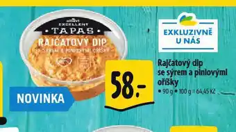 Albert Rajčatový dip se sýrem a piniovými oříšky nabídka