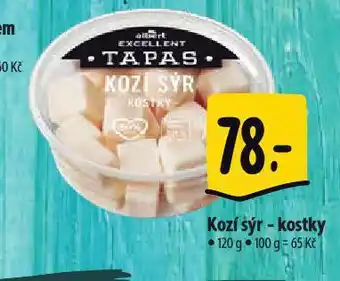 Albert Kozí sýr kostky nabídka