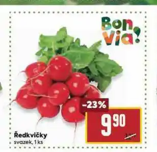 Billa Ředkvičky nabídka