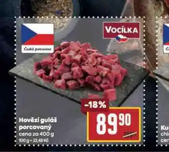 Billa Hovězí guláš porcovaný nabídka