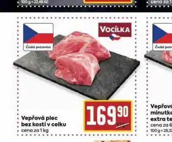 Billa Vepřová plec bez kosti nabídka
