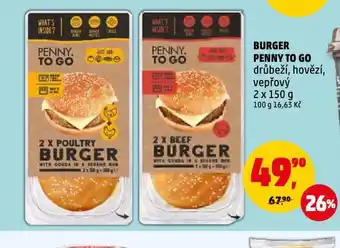 Penny Market Burger nabídka