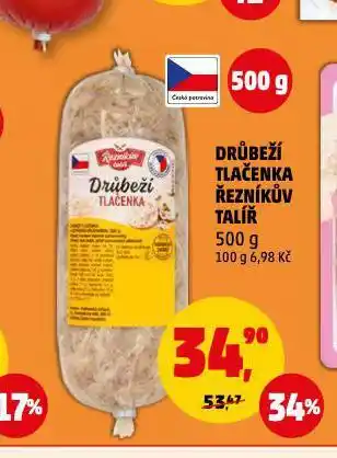 Penny Market Drůbeží tlačenka nabídka
