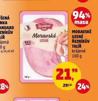 Penny Market Moravské uzené nabídka