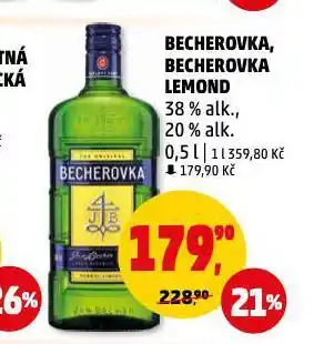 Penny Market Becherovka lemond nabídka
