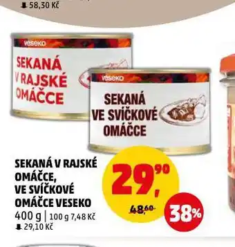 Penny Market Sekaná v rajské omáčce nabídka