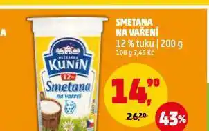 Penny Market Smetana na vaření nabídka