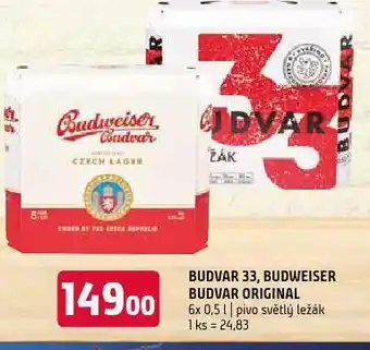 Terno Pivo budvar 33 nabídka