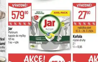 Globus Jar platinum kapsle do myčky nabídka