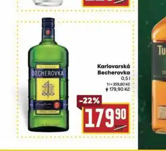 Billa Karlovarská becherovka nabídka