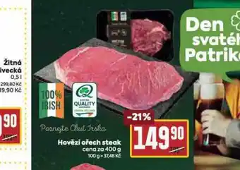 Billa Hovězí ořech steak nabídka