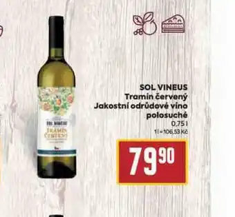Billa Sol vineus tramín červený nabídka