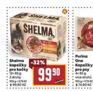 Billa Shelma kapsičky pro kočky nabídka