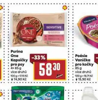Billa Purina one kapsičky pro psy nabídka