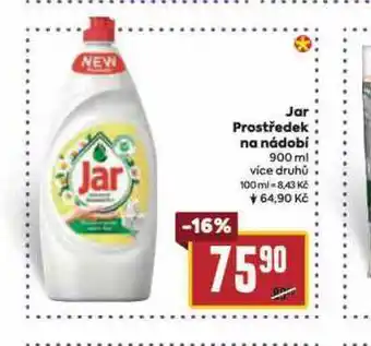 Billa Jar prostředek na nádobí nabídka