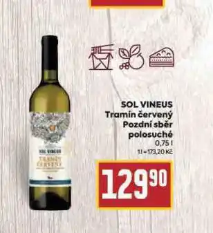 Billa Sol vineus tramín červený nabídka