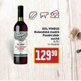 Billa Sol vineus rulandské modré nabídka