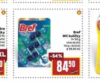 Billa Bref wc kuličky nabídka