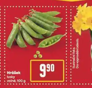 Billa Hrášek lusky nabídka
