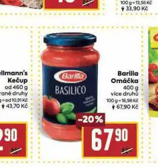 Billa Barilla omáčka nabídka