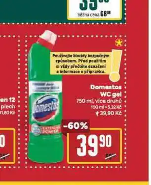 Billa Domestos wc gel nabídka