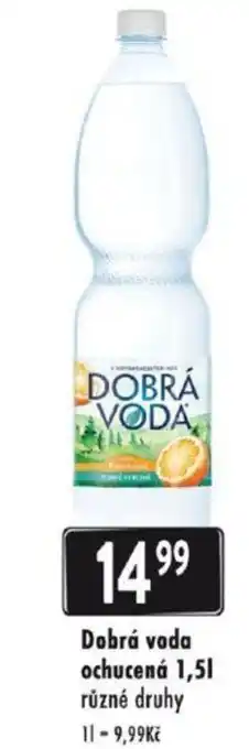 Qanto Dobrá voda ochucená 1,5L nabídka