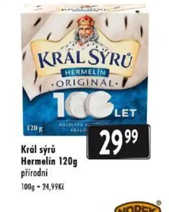 Král sýrů Hermelín 120g