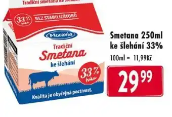 Qanto Smetana 250ml ke šlehání 33% nabídka