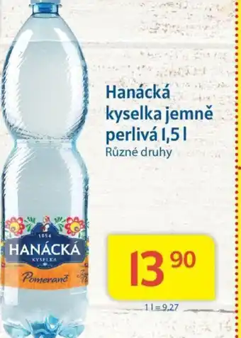 Kubík potraviny Hanácká kyselka jemně perlivá 1,5L nabídka