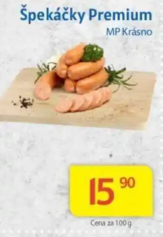 Kubík potraviny Špekáčky Premium nabídka