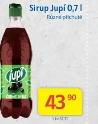Kubík potraviny Sirup Jupí 0,7L nabídka
