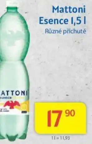 Kubík potraviny Mattoni Esence 1,5L nabídka