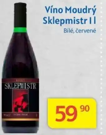Kubík potraviny Víno Moudrý Sklepmistr 1L nabídka