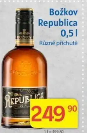 Kubík potraviny Božkov Republica 0.5L nabídka