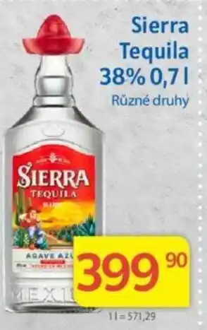 Sierra Tequila 38% 0,7L