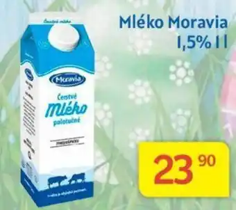 Kubík potraviny Mléko Moravia 1,5% 1L nabídka