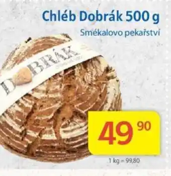 Kubík potraviny Chléb Dobrák 500 g nabídka