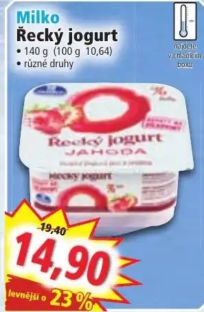Norma Milko Řecký jogurt nabídka