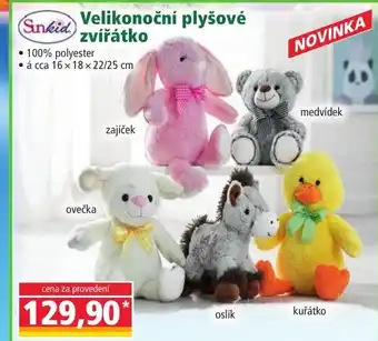 Norma Velikonoční plyšové zvířátko nabídka