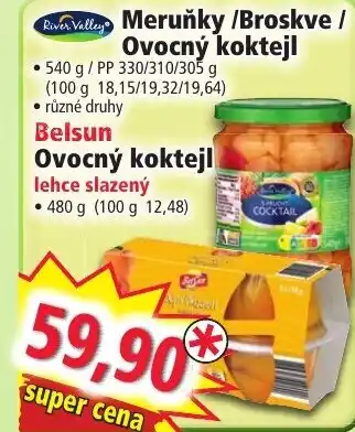 Norma River Valley Meruňky /Broskve / Ovocný koktejl nabídka