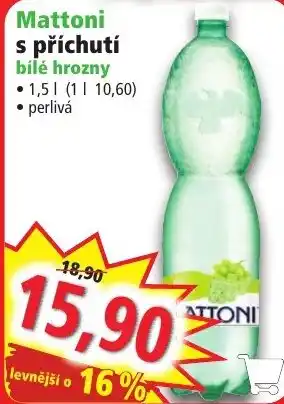 Mattoni s příchutí bílé hrozny 1.5L