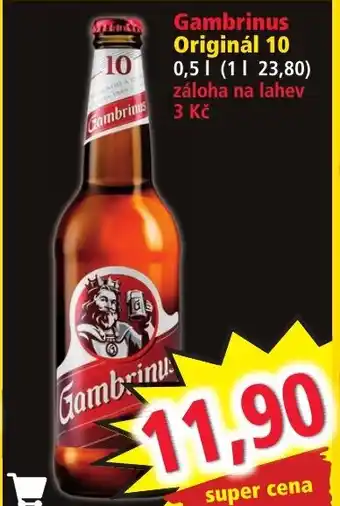 Norma Gambrinus Originál 10 0.5L nabídka