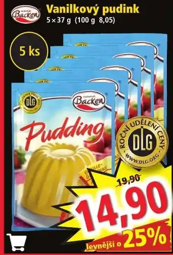 Norma Vanilkový pudink nabídka