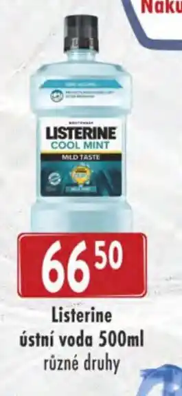 Astur&Qanto Listerine ústní voda 500ml nabídka