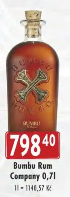 Bumbu Rum Company 0,7L