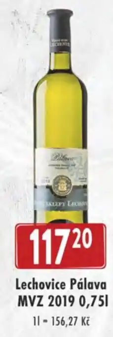 Astur&Qanto Lechovice Pálava MVZ 2019 0,75L nabídka