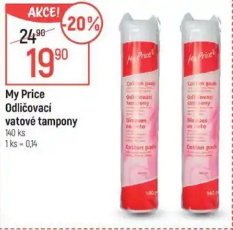 Globus My Price Odličovací vatové tampony nabídka