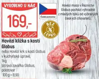 Globus Hovězí kližka s kostí Globus nabídka