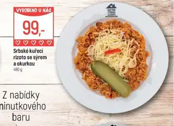 Globus Srbské kuřecí rizoto se sýrem a okurkou nabídka